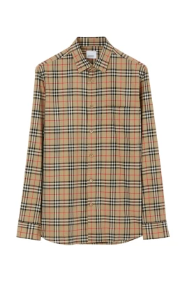 Rutig grå skjorta i vintagestil