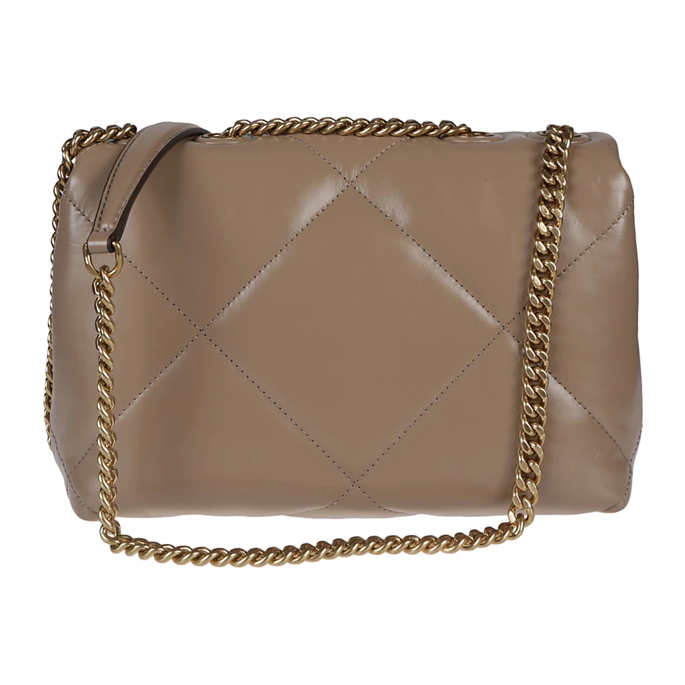 TORY BURCH Diamant Quilt Schoudertas Brown Dames