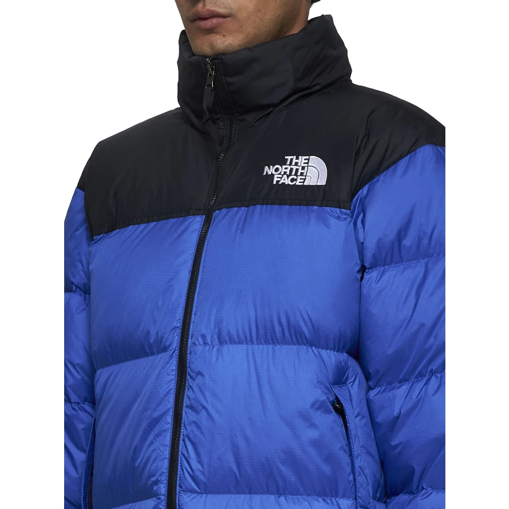 The North Face Retro Nuptse Thunderbolt Donsjack Blue Heren