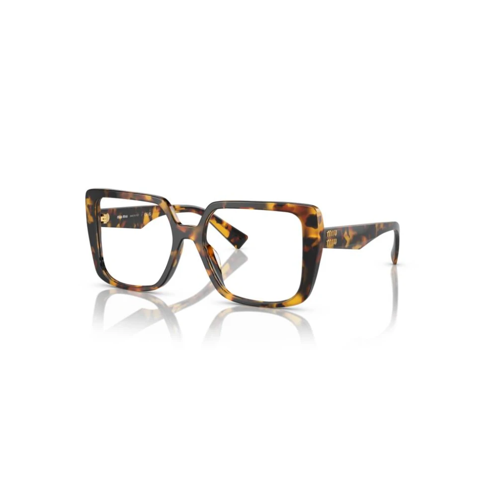 Miu Miu Women's Brown Glasses,, Stylish Eyeglasses Collection Medium