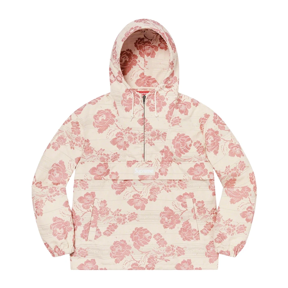 Supreme Bloemen Tapestry Anorak Roze Multicolor Dames