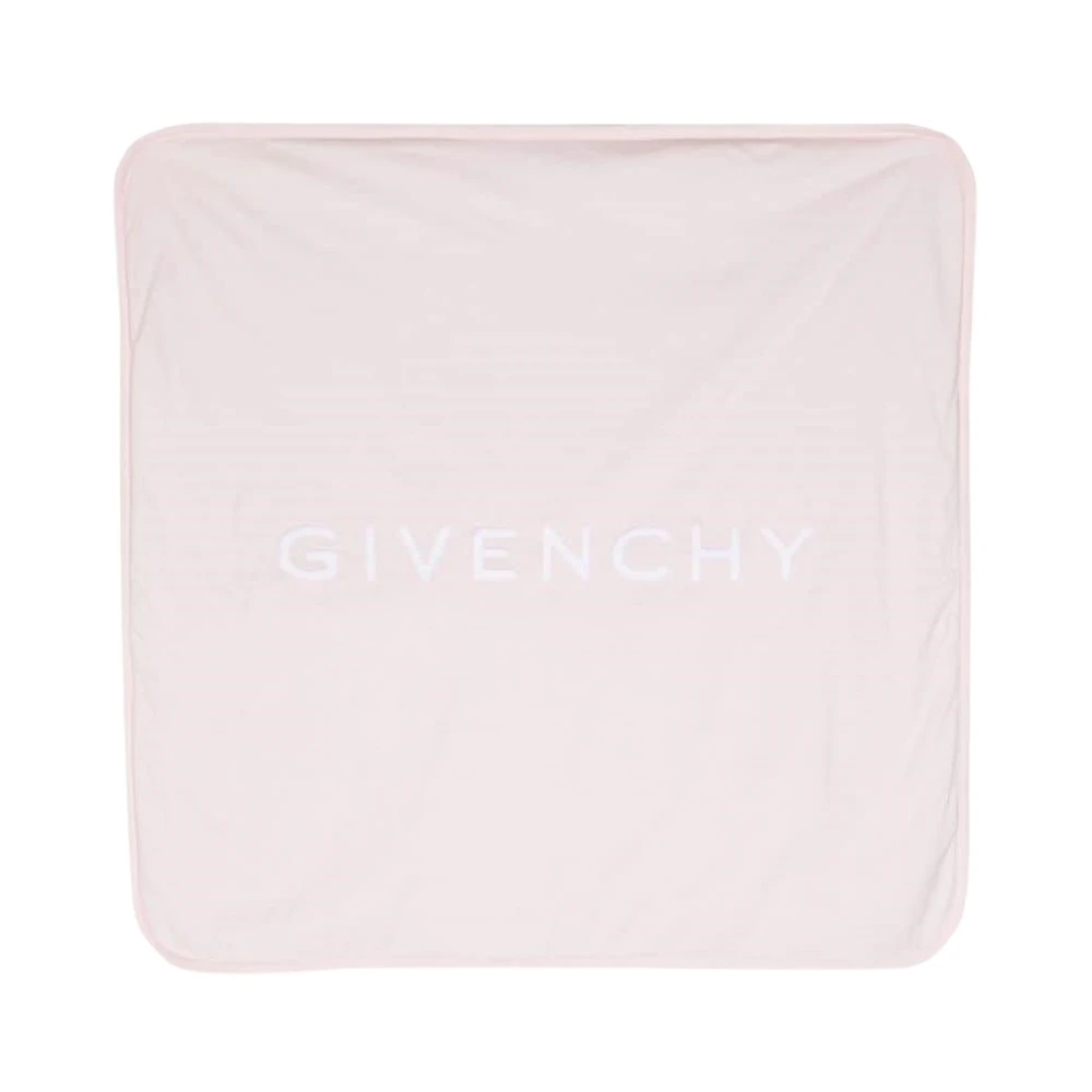 Givenchy Luxe Roze Katoenen Babydeken Pink Unisex