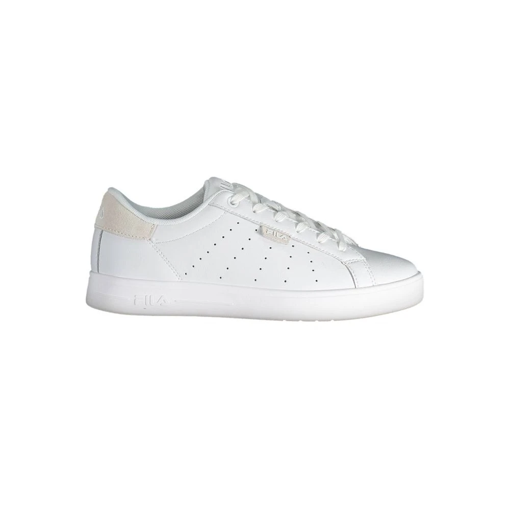 Fila Women's White Leather Sneaker - Sneakers - 6 Uk - Shoes
