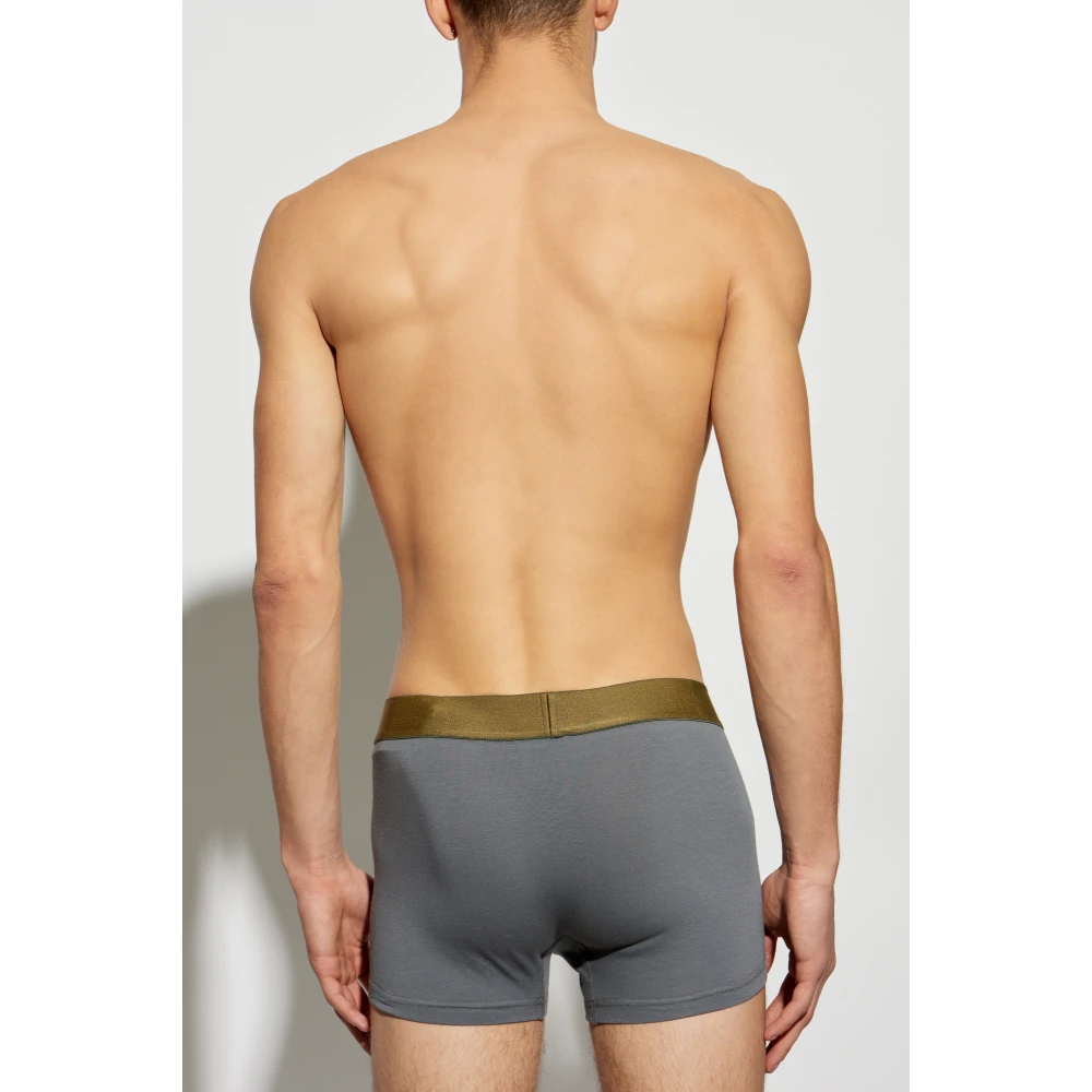 Dsquared2 Katoenen boxershorts met logo Gray Heren