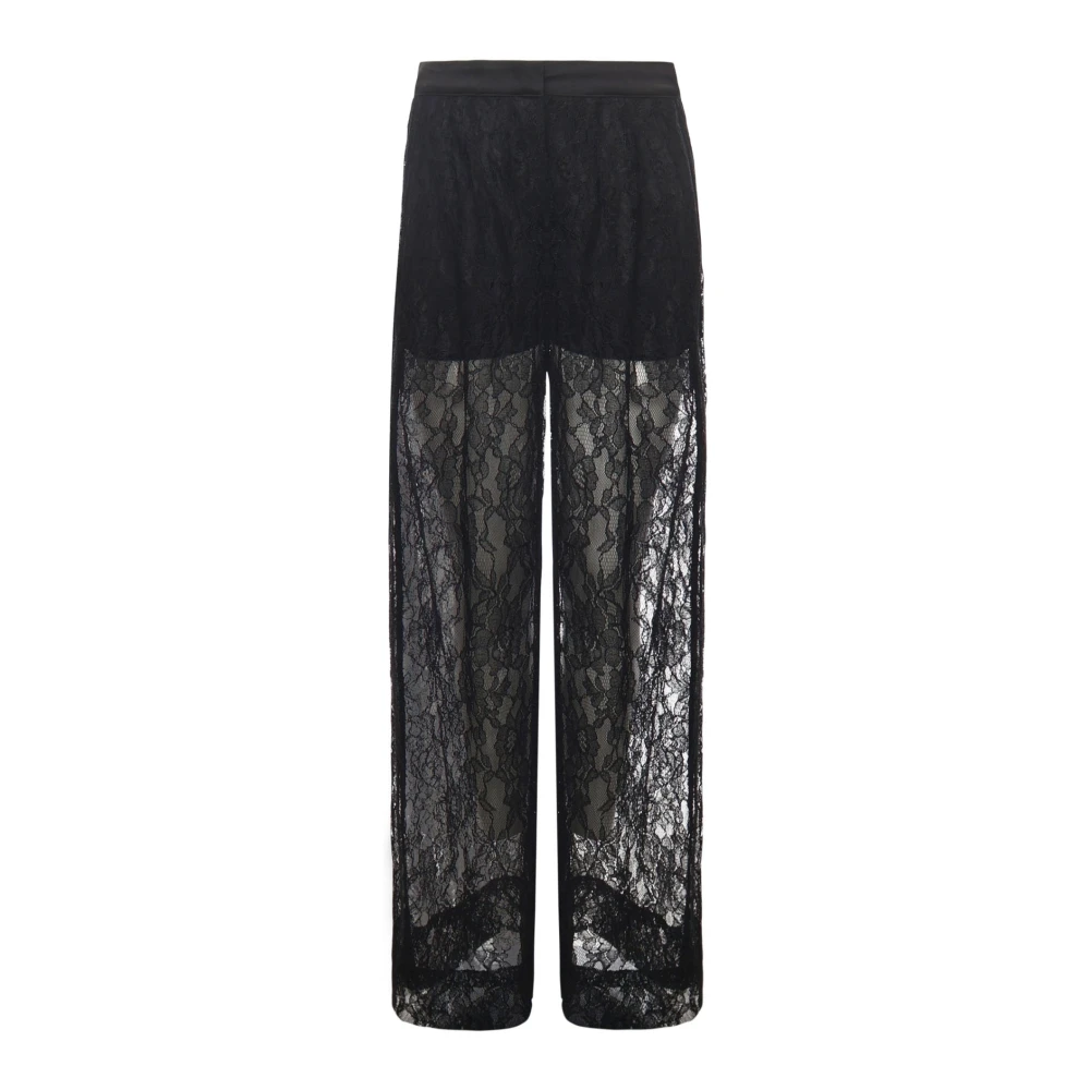 Pinko Women's Black Straight Trousers, Xs, Cluedo Trousers