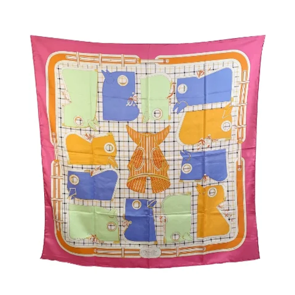 Pre-owned > Pre-owned Accessories > Pre-owned Scarves - - Hermès Vintage - Modalova