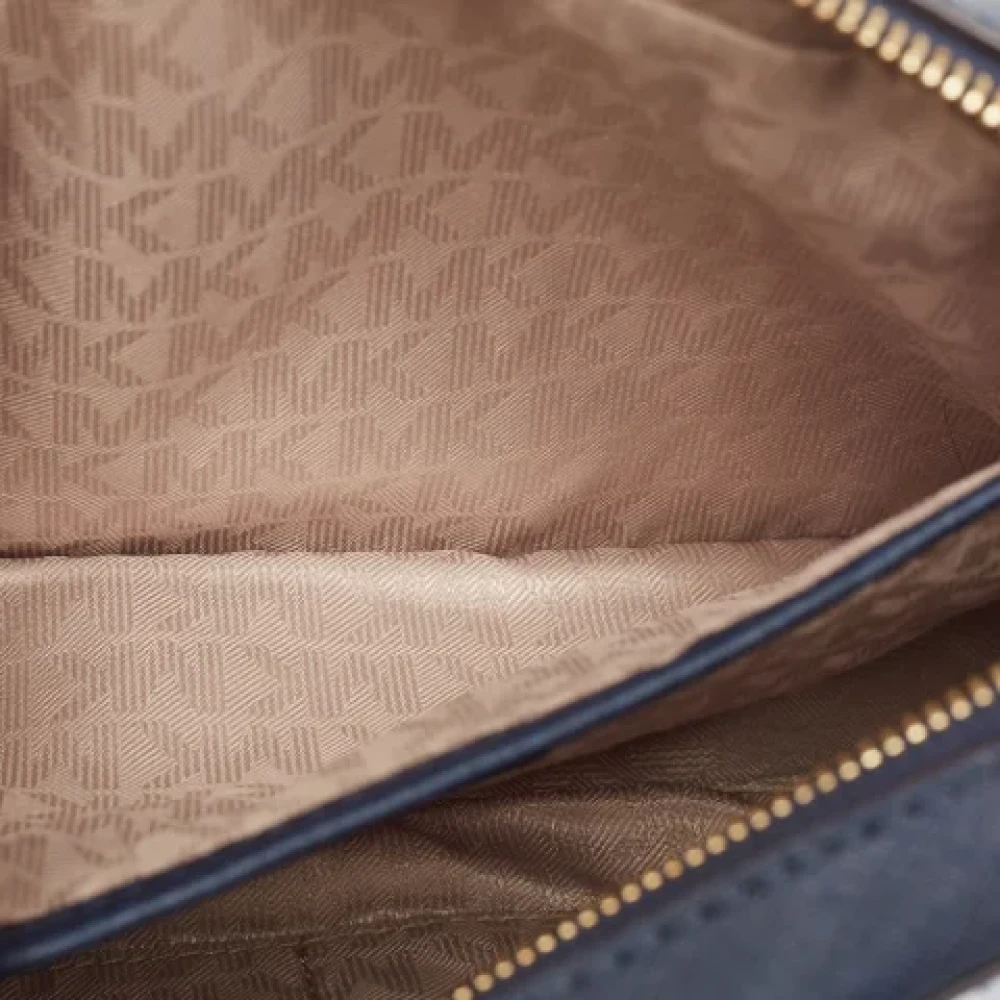 Michael Kors Pre-owned Leather shoulder-bags Blue Dames