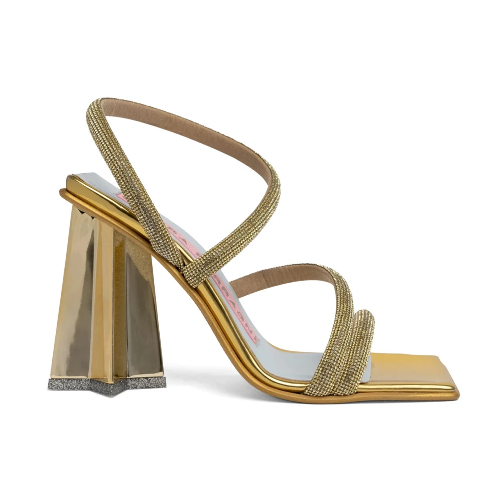 Chiara Ferragni Collection Yellow High Heel Sandals, Female, 4 Uk, High Heel Sandals