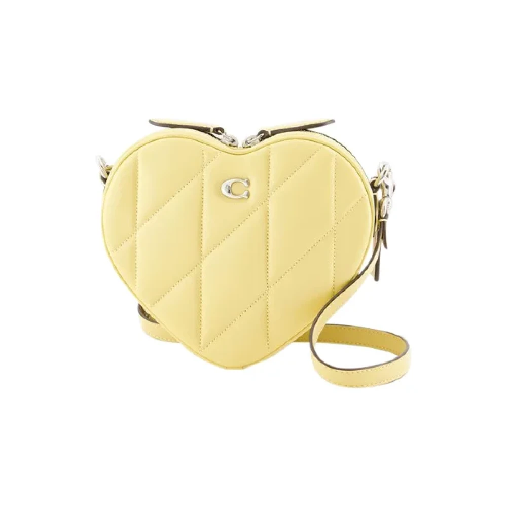 Coach Pre-owned Leather crossbody-bags Yellow Dames