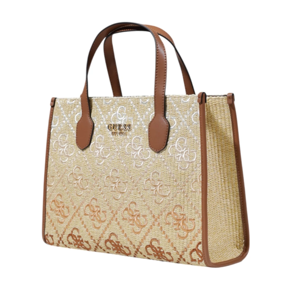Guess Stijlvolle Grote Tassen Collectie Beige Dames