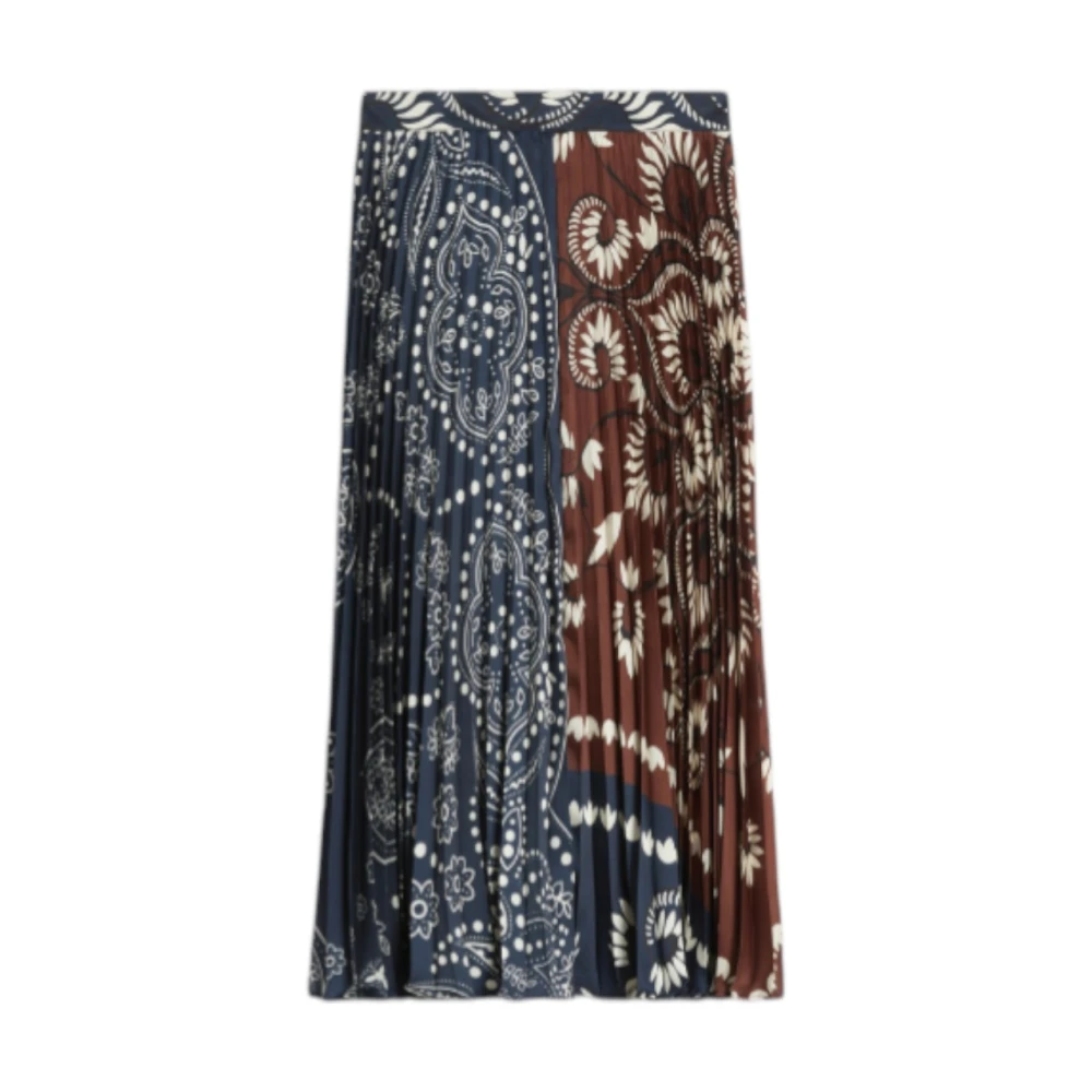 Weekend Max Mara Women's Multicolor Midi Skirts, M, Plissé Midi Skirt