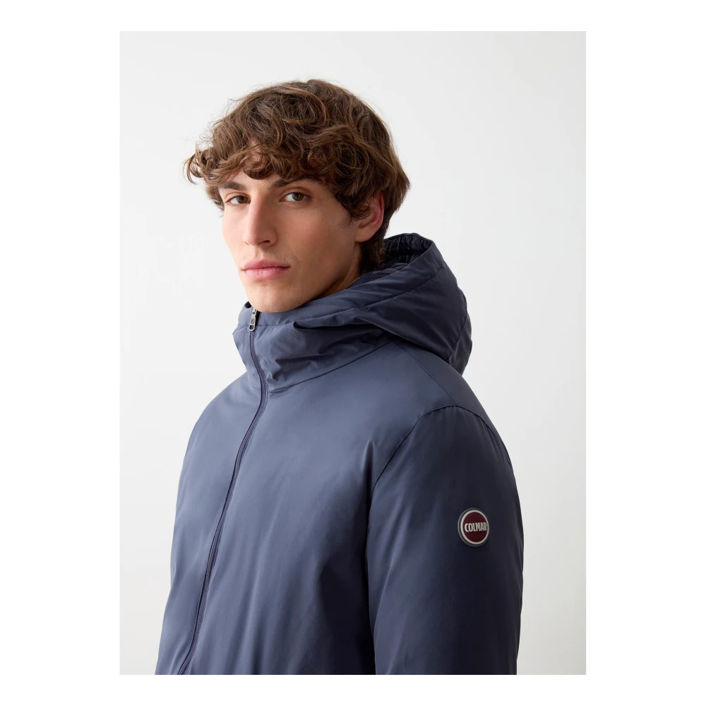Colmar Blauwe Winterjas met Ritssluiting Blue Heren