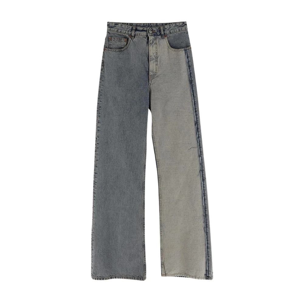 MM6 Maison Margiela Losse Jeans van katoen Gray Dames