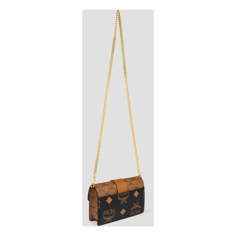 MCM Tracy Schoudertas in Monogram Mix Black Dames