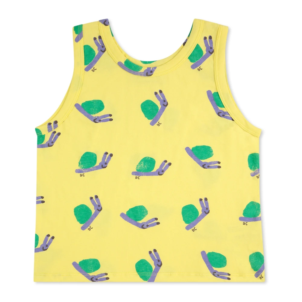 Bobo Choses Gul Snigeltryck Tank Top Yellow, Unisex