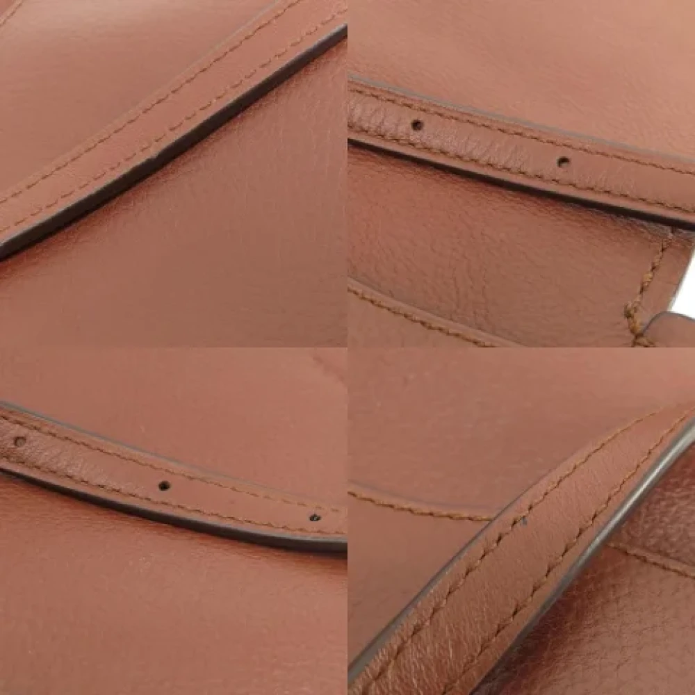 Coach Pre-owned Leather shoulder-bags Brown Dames