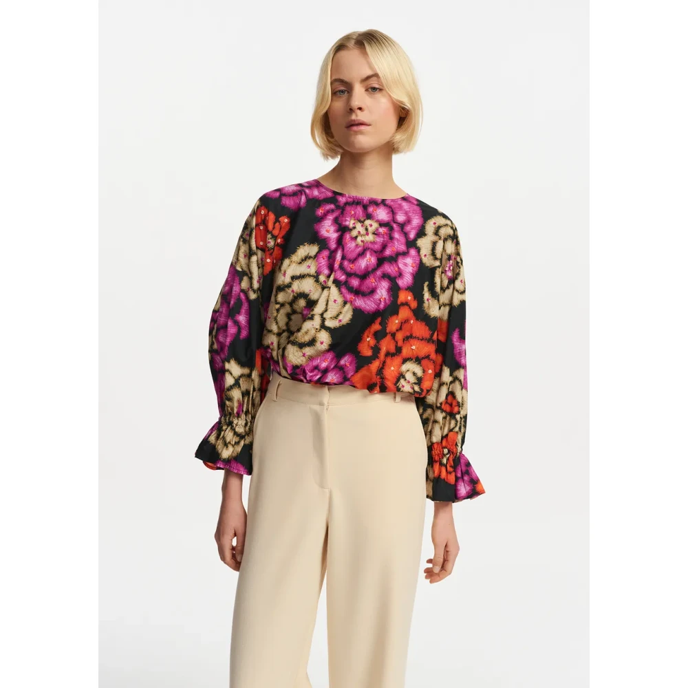 Essentiel Antwerp Fulberry Print Top Multicolor Dames