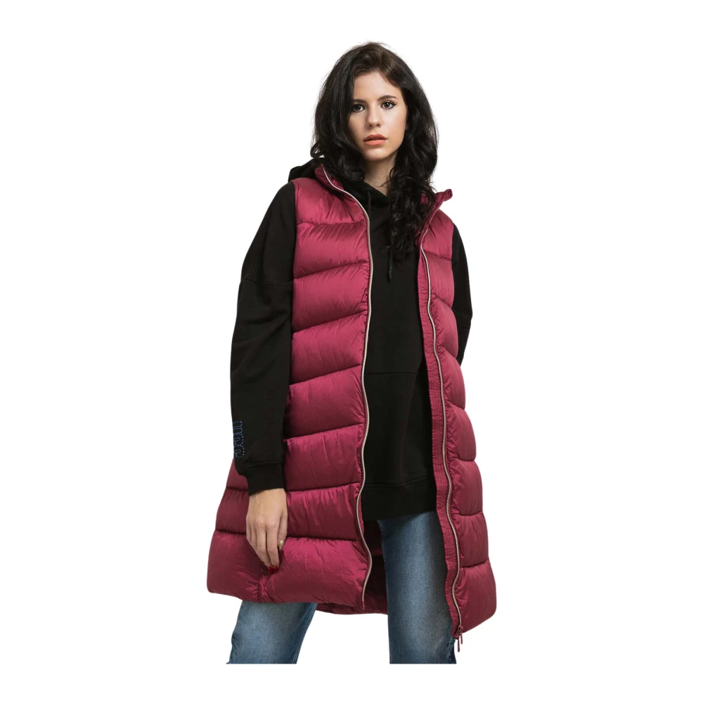 Save The Duck Dames Puffer Vest Iris Red Dames