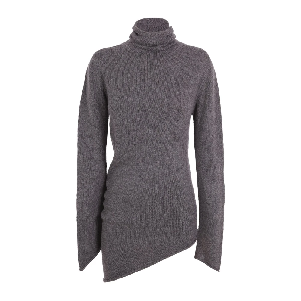 Cortana Snow hoognek wollen en kasjmier trui in grijs melange Gray Dames