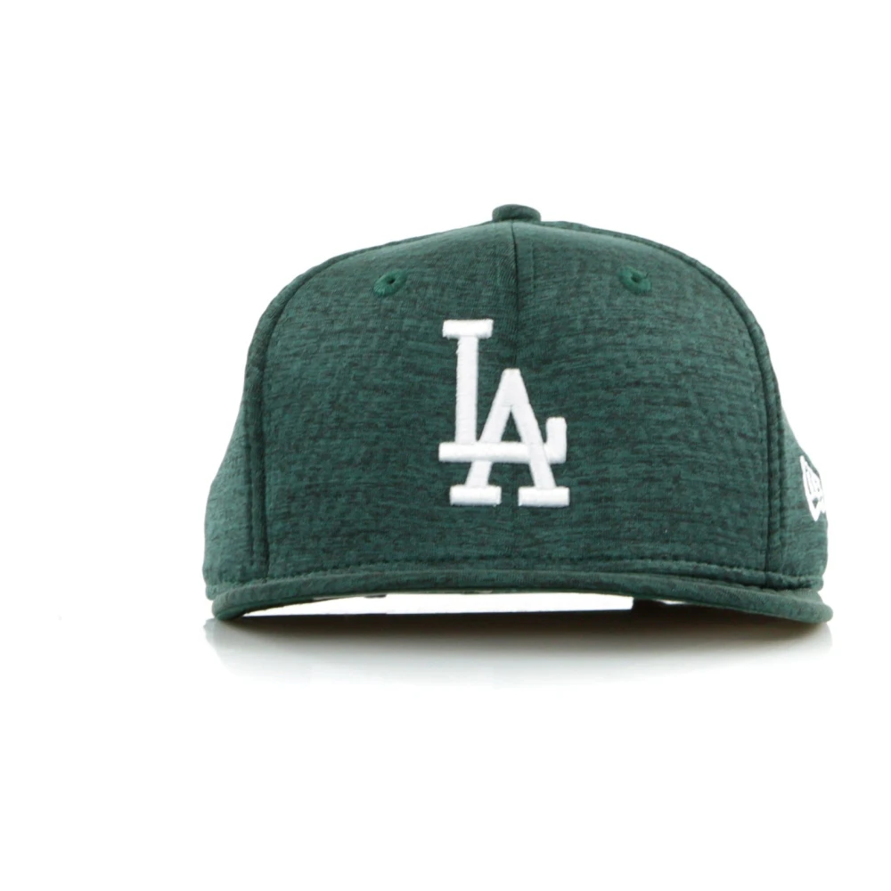 new era Donkergroen Wit Platklep Pet Green Heren