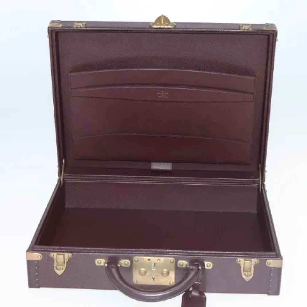 Louis Vuitton Vintage Pre-owned Leather travel-bags Brown Heren
