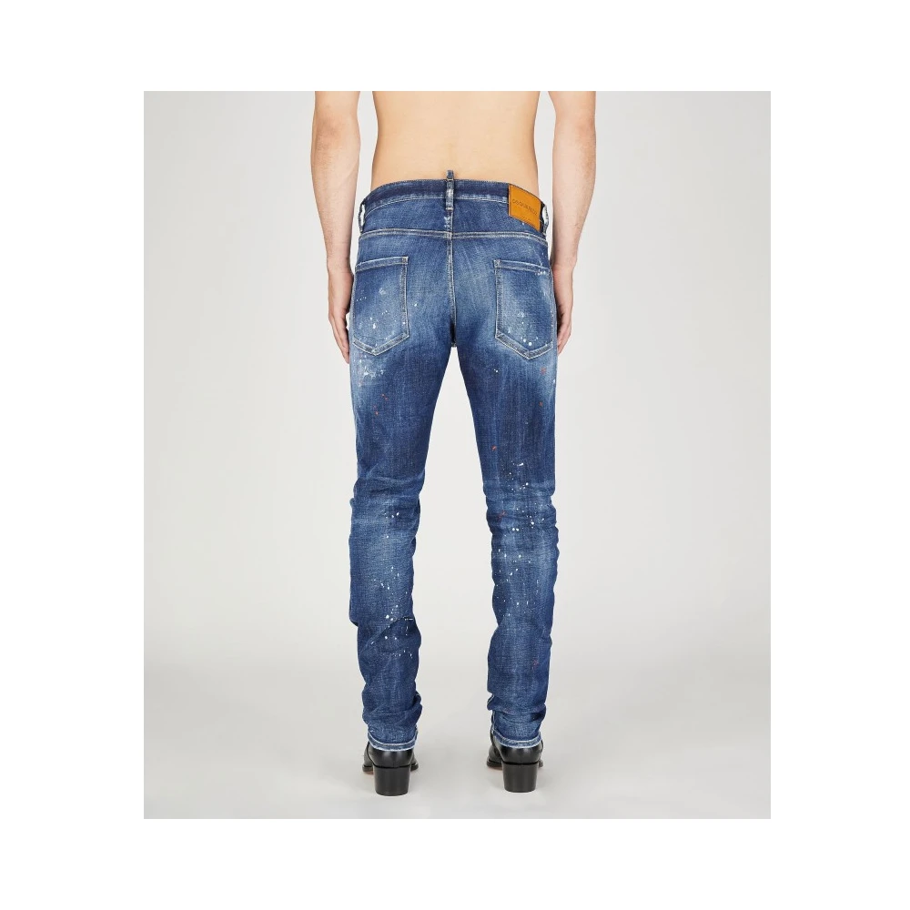 Dsquared2 Cool Guy Relaxte Fit Jeans Blue Heren