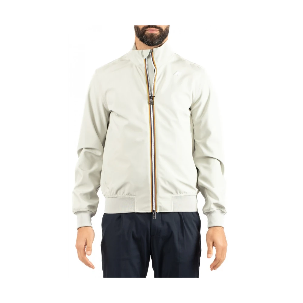 K-Way Uomo Beige Giacca Leggera E Alla Moda