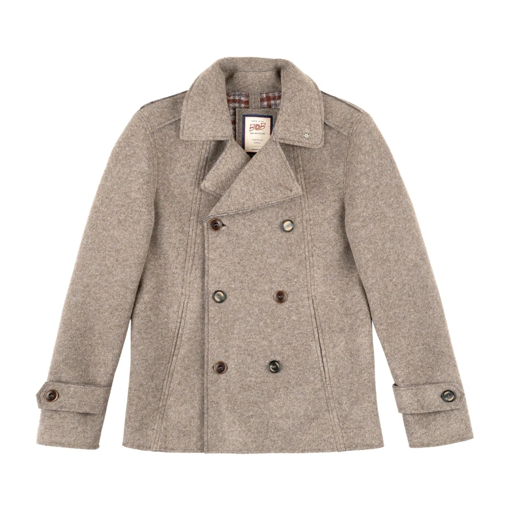 BOB Stijlvolle Jas Brown Heren