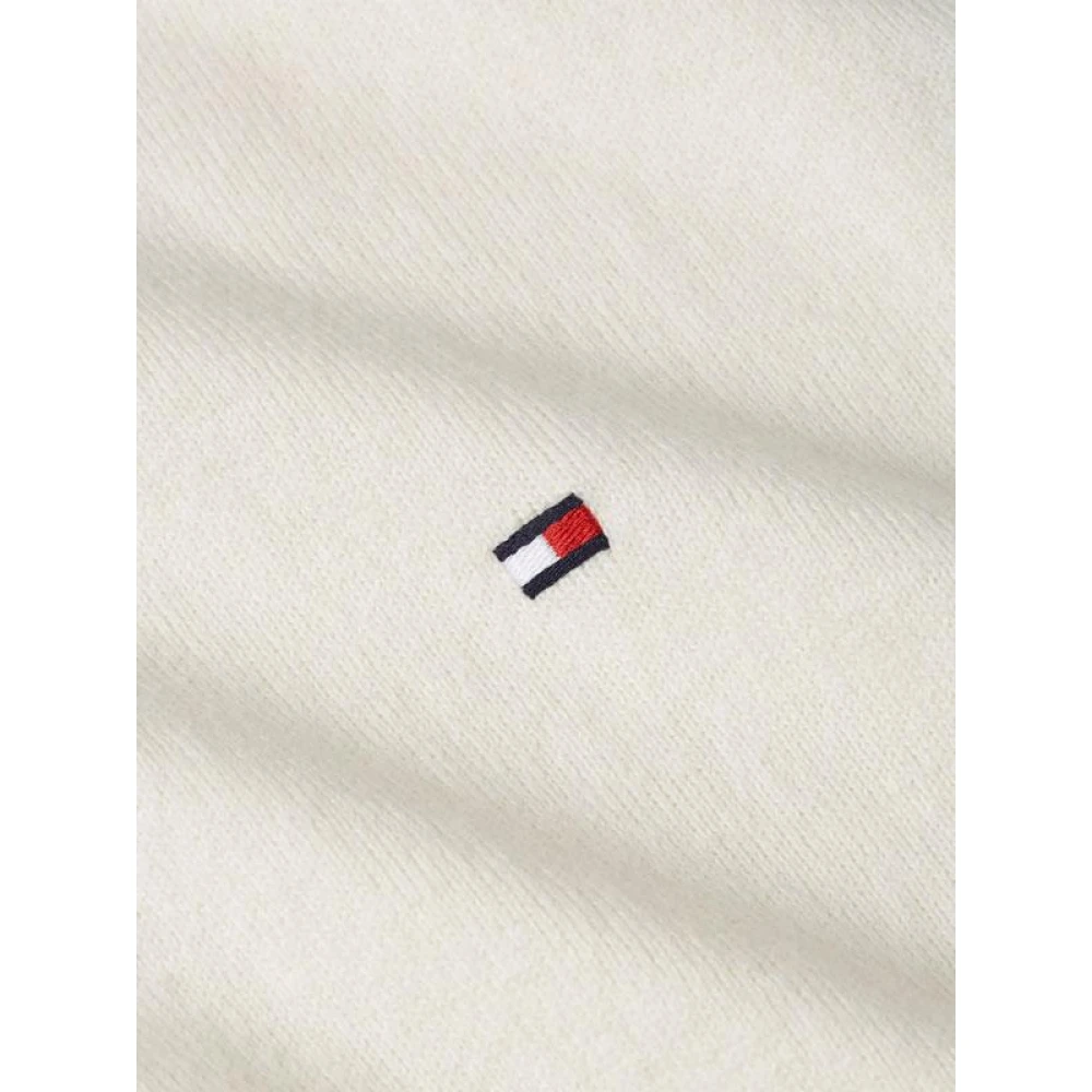 Tommy Hilfiger Luxe Katoen Cashmere Polo Shirt White Heren