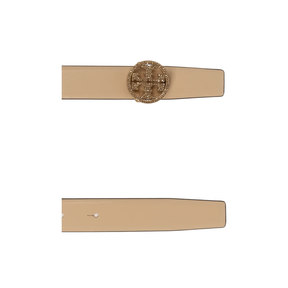 TORY BURCH Leren riem Beige Dames