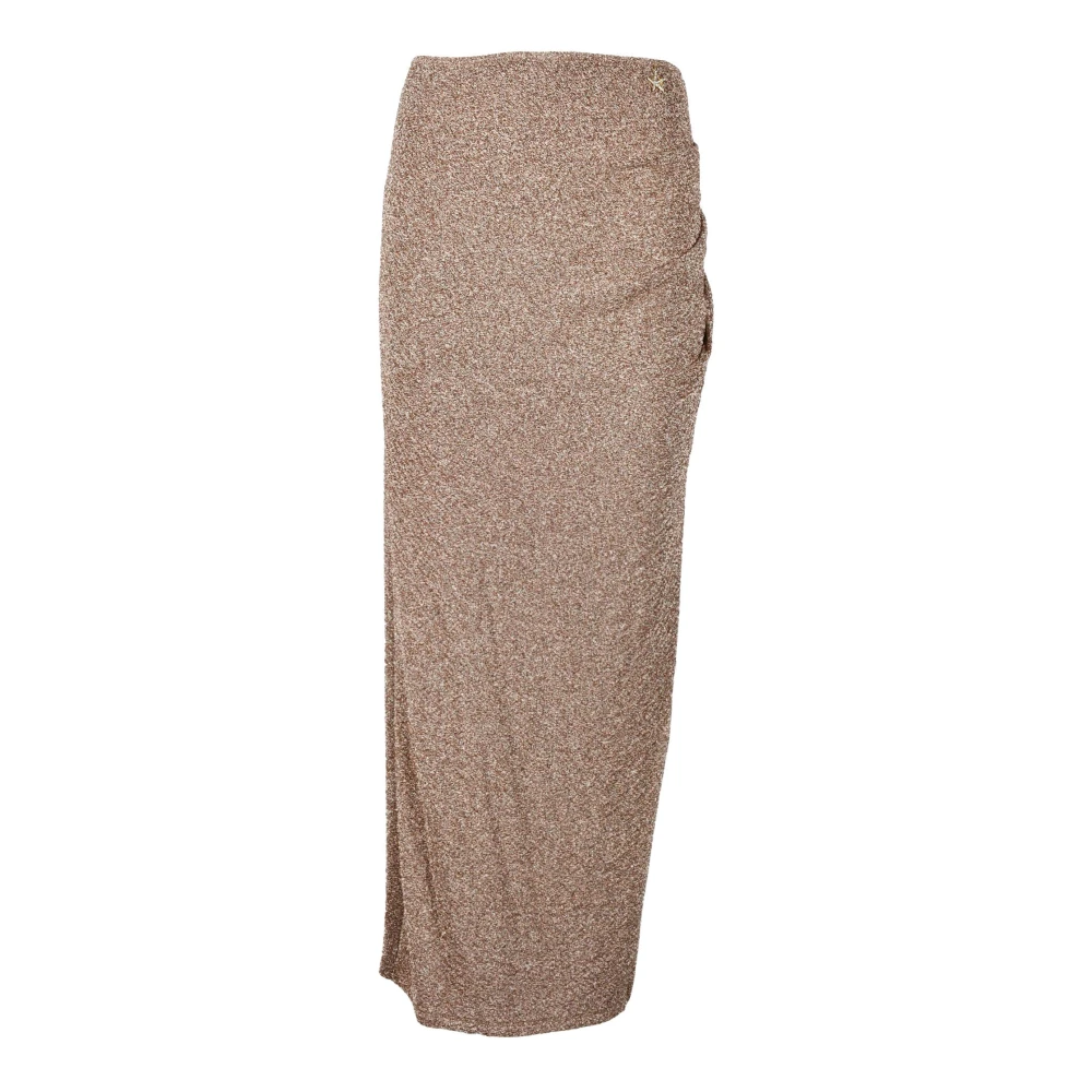 Kaos Elegante Jeans Rok Brown Dames