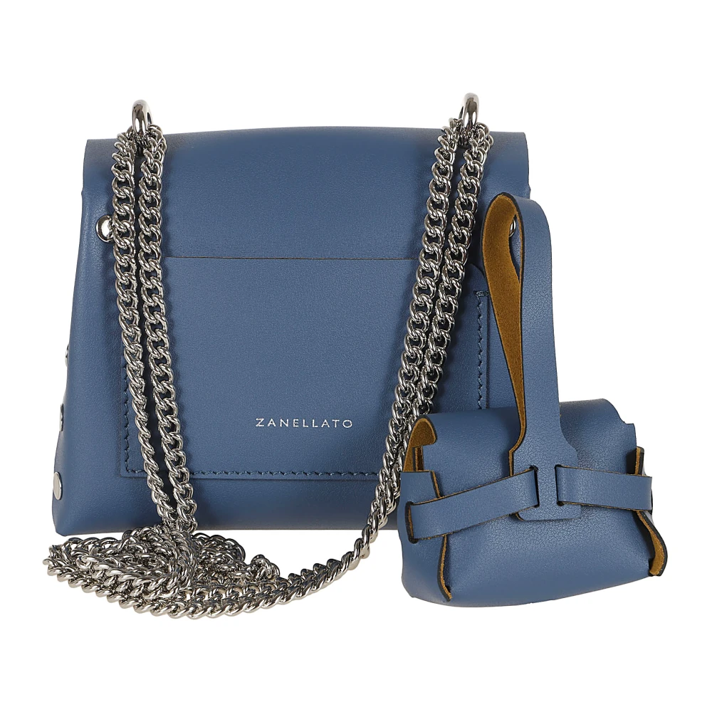 Zanellato Blauwe Schoudertas Modestatement Blue Dames