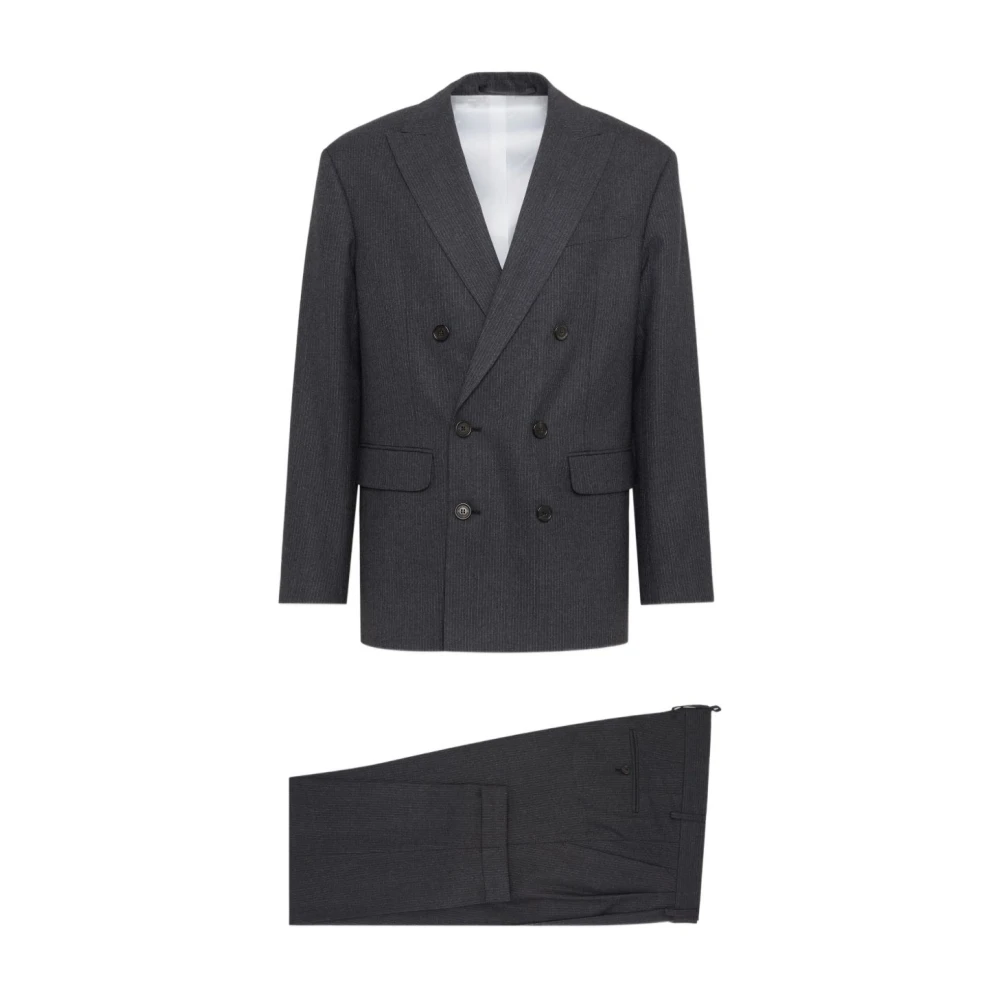Dsquared2 Black Chic Dresses Collection - Male - Double Breasted Suits - M - Suits