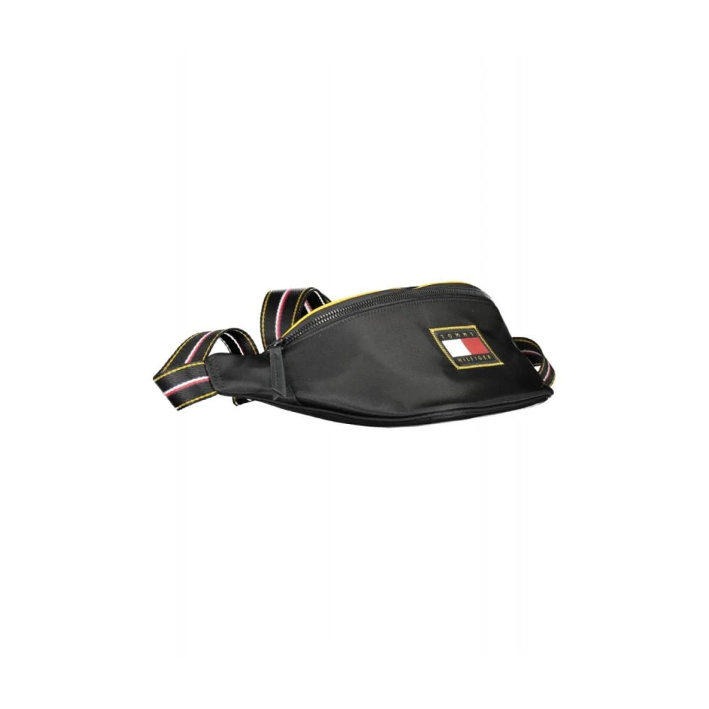 Tommy Hilfiger Zwarte Nylon Schoudertas Black Heren
