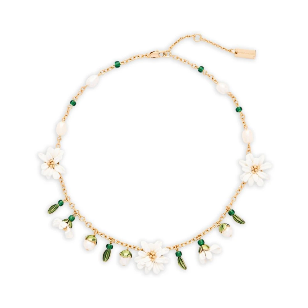 Marc Jacobs Women's Yellow Rooted Daisy Necklace With Flowers