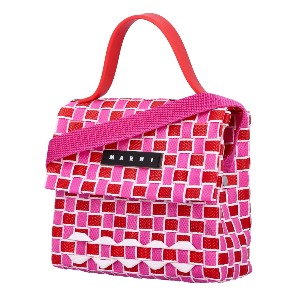 Marni Intreccio Crossbody Tas Pink Dames