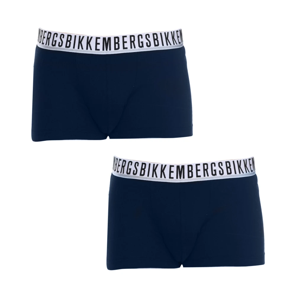 Bikkembergs Men's Blue Essential Cotton Boxer Briefs - Underpants - L - Underwear