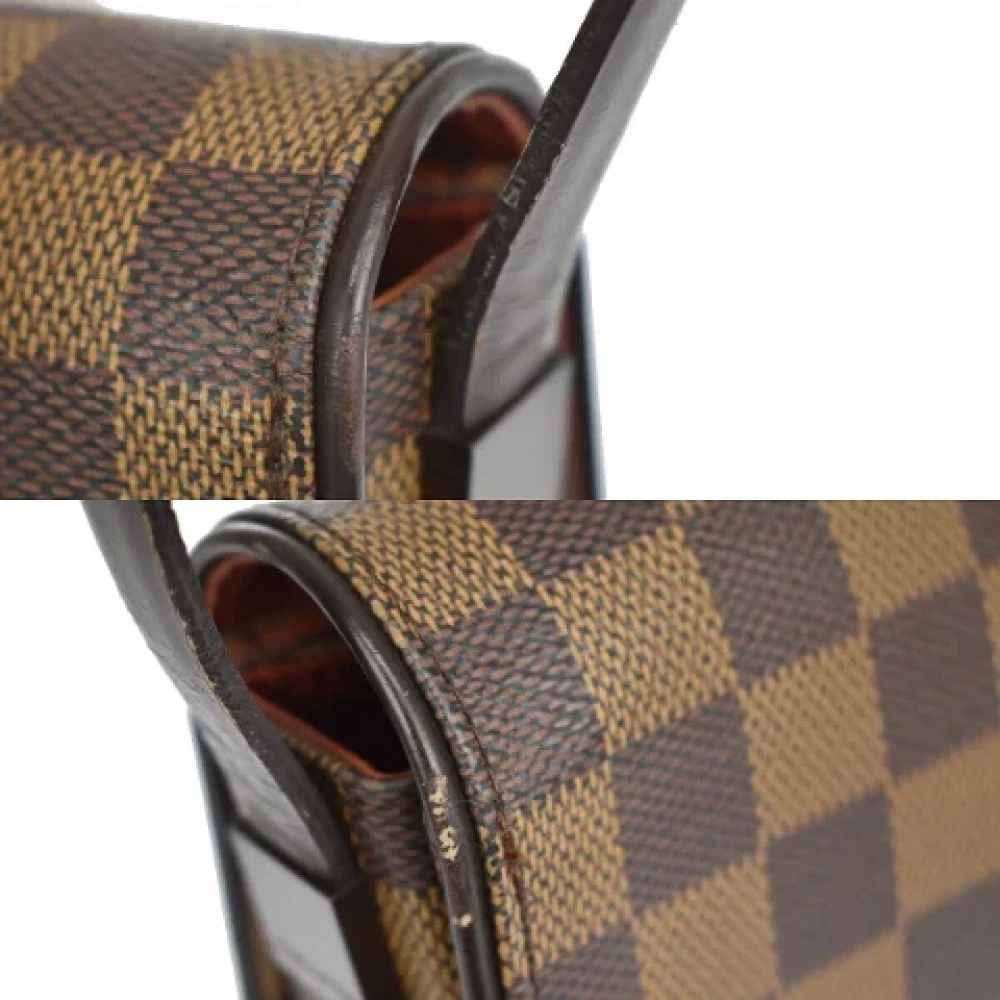 Louis Vuitton Vintage Pre-owned Fabric shoulder-bags Brown Dames