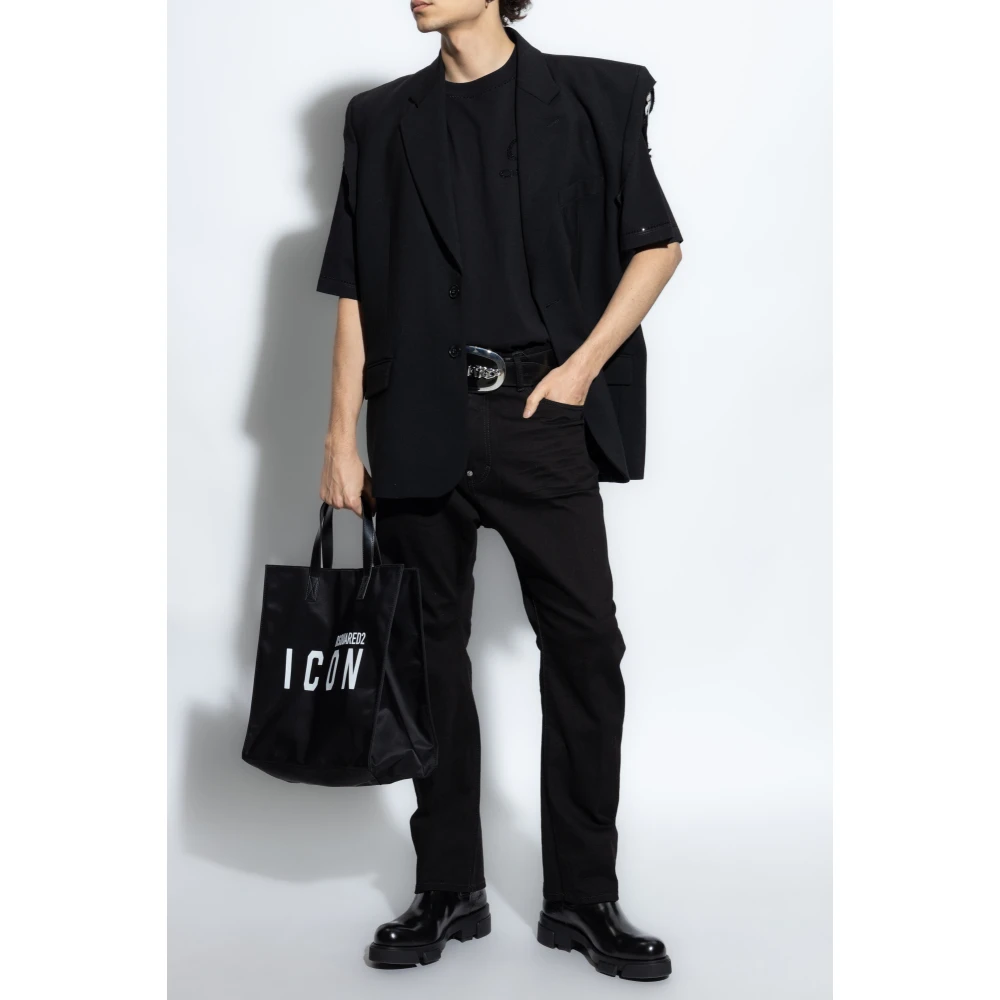 Dsquared2 Jeans met toelopende pijpen Black Heren