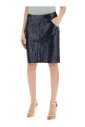 crocodile-effect-leather-skirt