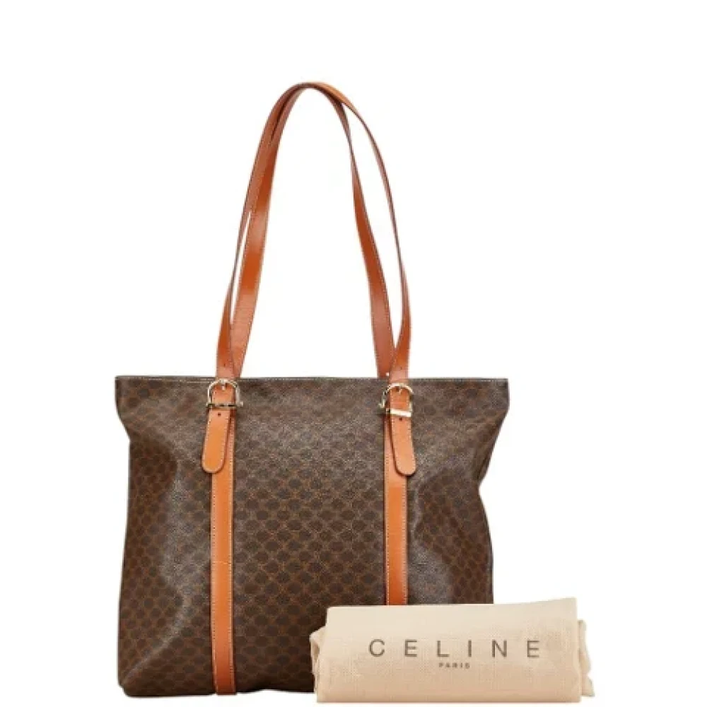 Celine Vintage Pre-owned Leather celine-bags Brown Dames