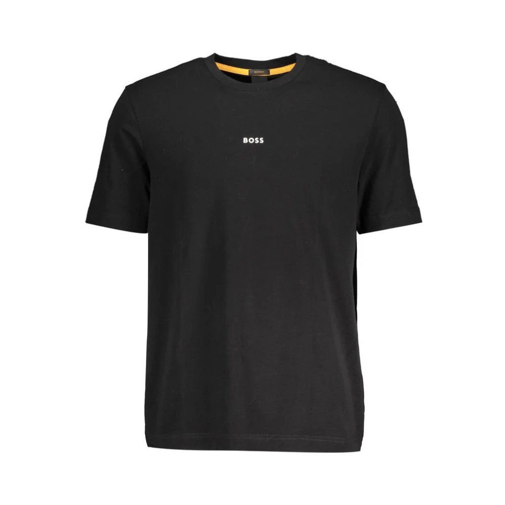 Hugo Men's Black Cotton T-Shirt - T-Shirts - 2XL - Tops