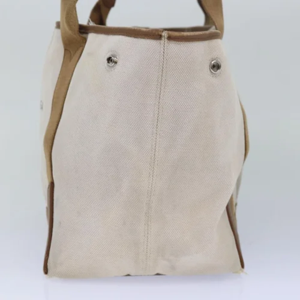 Balenciaga Vintage Pre-owned Canvas handbags Beige Dames