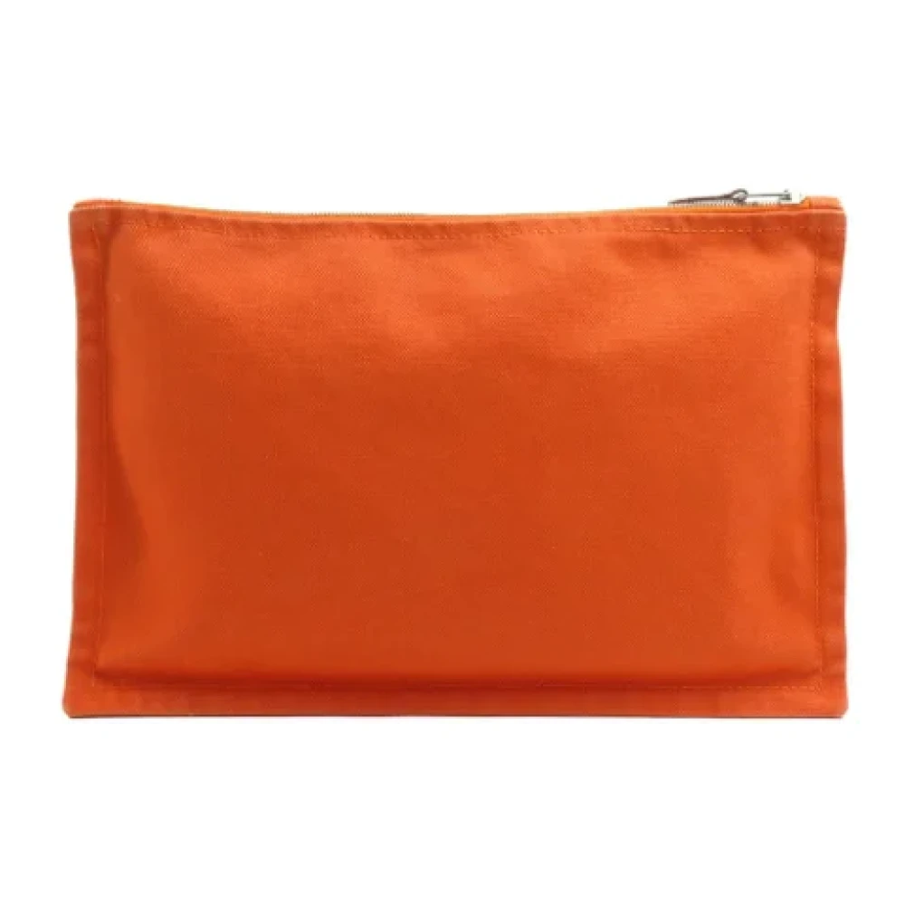 Hermès Vintage Pre-owned Fabric pouches Orange Dames