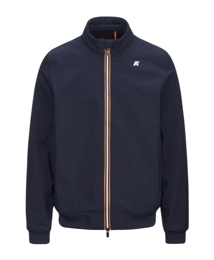 veste-bomber-ajustee-bleue-bondee