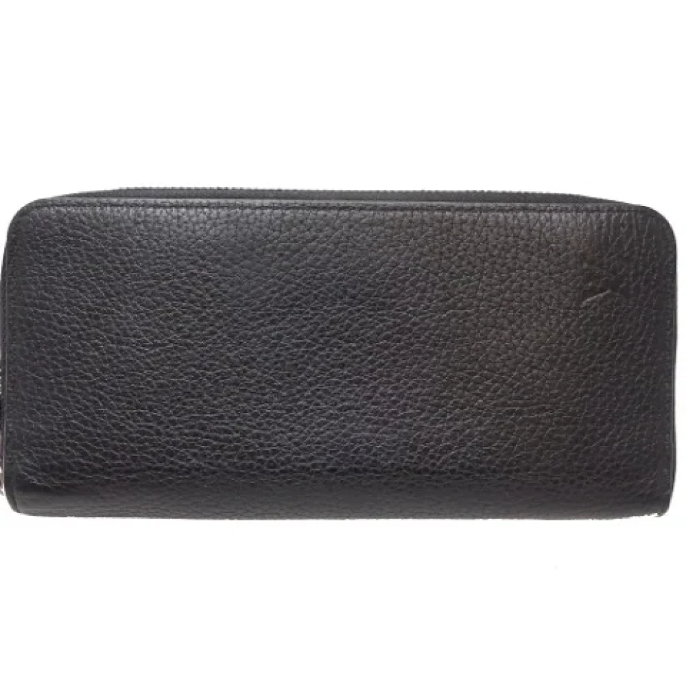 Louis Vuitton Vintage Pre-owned Leather wallets Black Heren