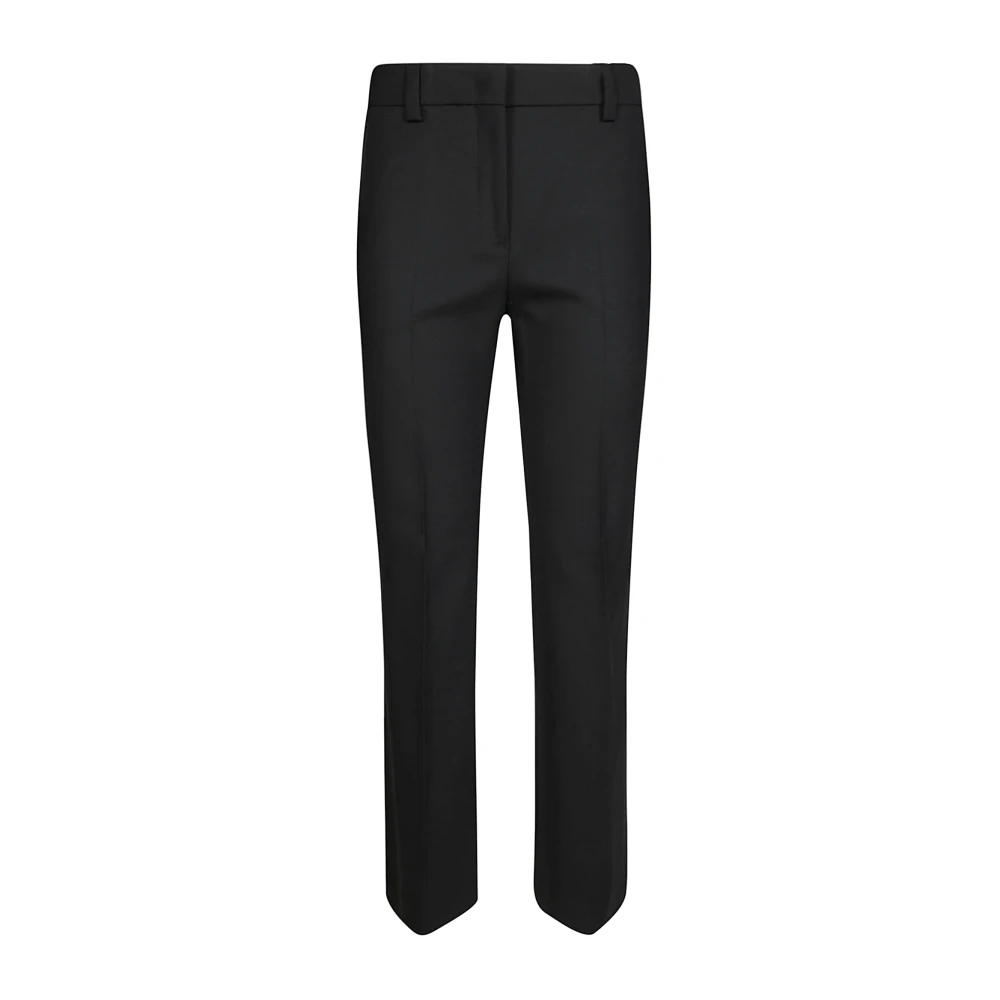 Incotex Flared Bistretch Broek Black Dames