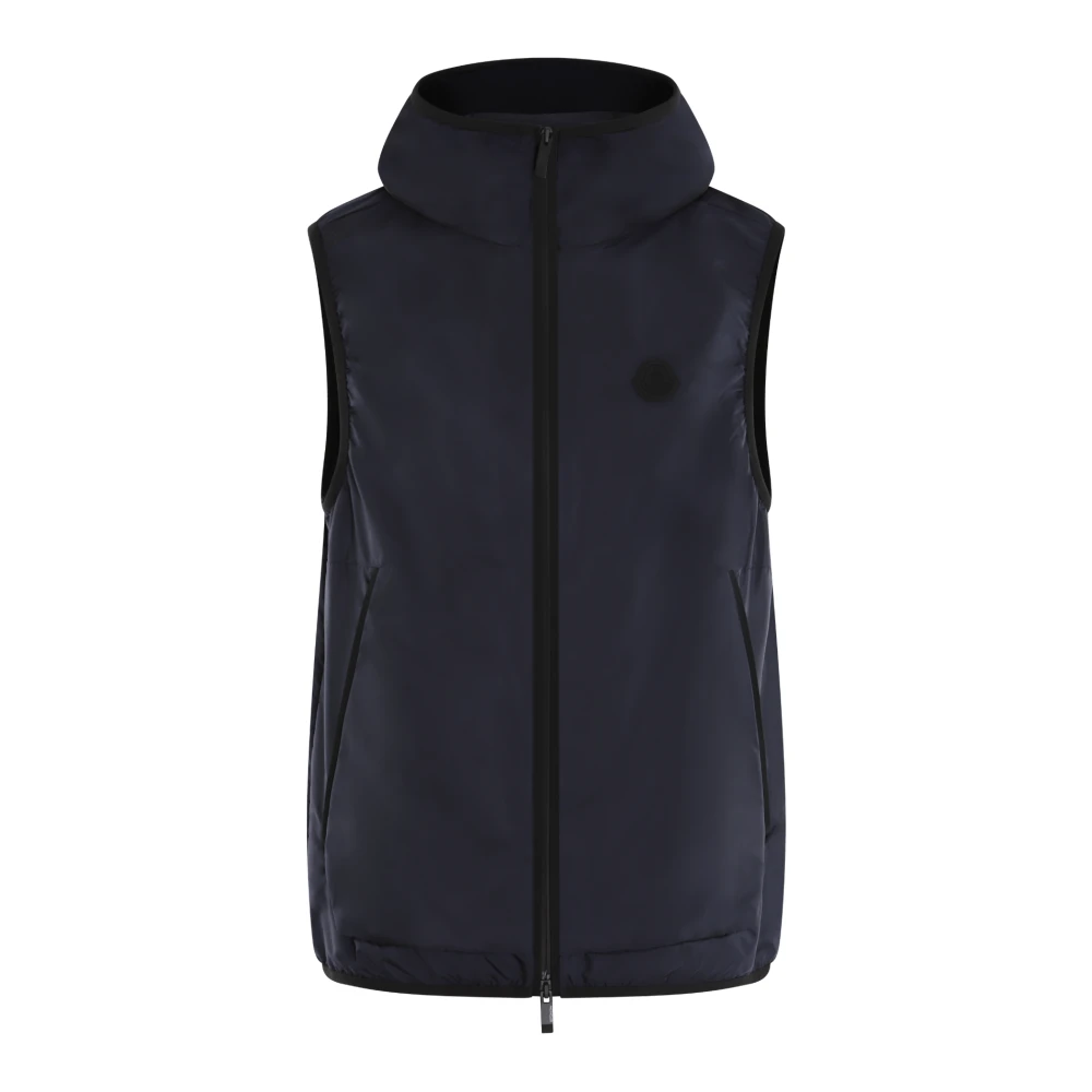 Moncler - Jackets > Vests - Blue - Moncler - Modalova
