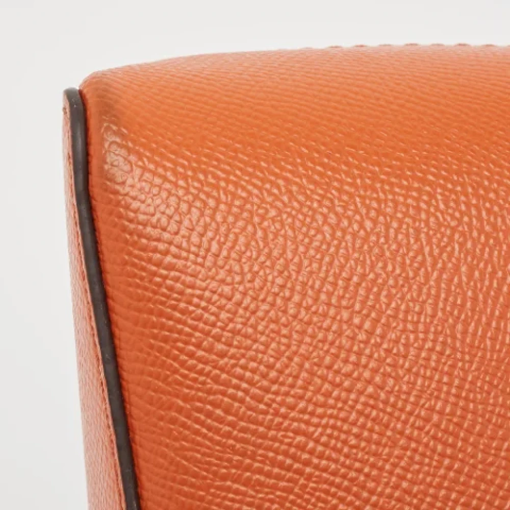 Michael Kors Pre-owned Leather crossbody-bags Orange Dames
