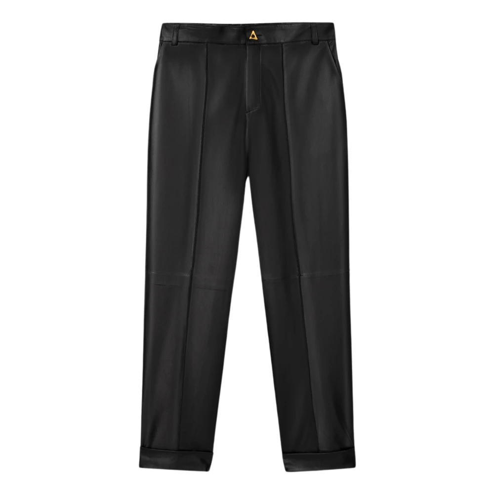 Aeron Black Zima - Female - Leather Trousers - S - Trousers